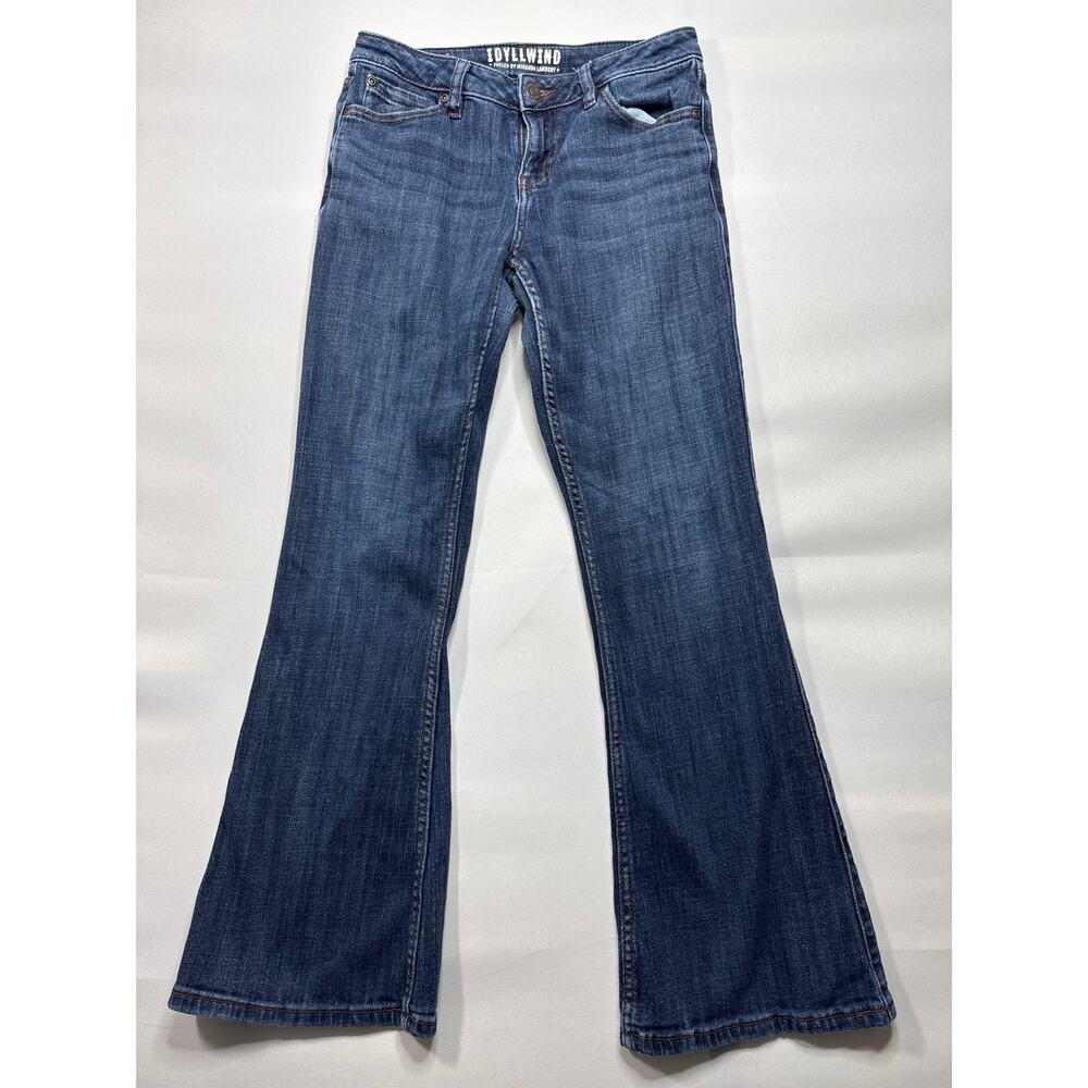 IDYLLWIND by M. Lambert Women's Flare Leg Blue Denim Jeans - 2Wx30L (26x28)